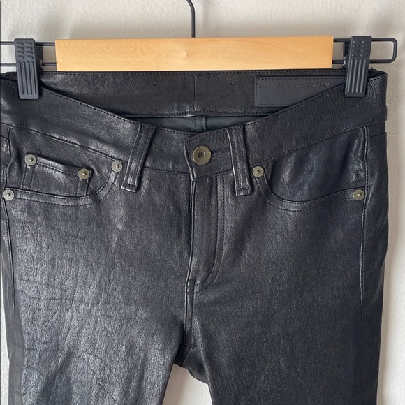 Rag & Bone Lamb Leather Skinny Pants - Picture 9 of 13